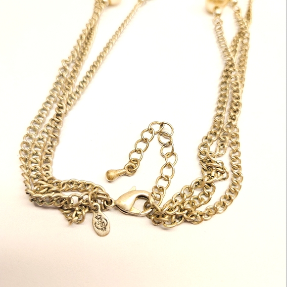 Premier Designs Multistrand Beaded Chain Necklace - Picture 3 of 4